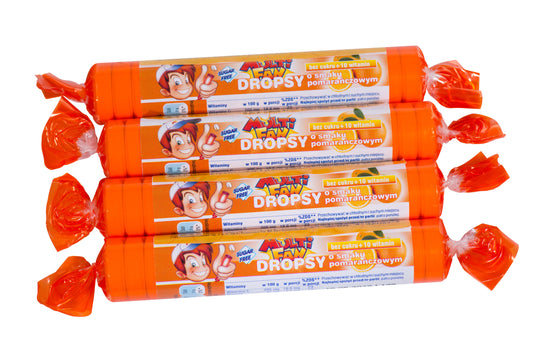 Dropsy MULTIFAN pomarańczowe 1 Display 18 szt.