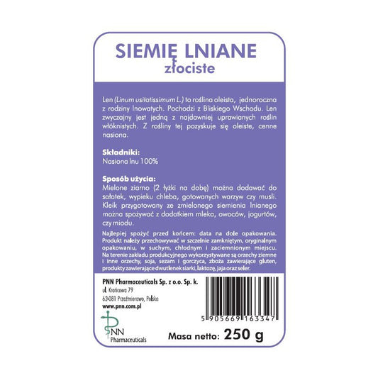 Siemię lniane złociste 250 g
