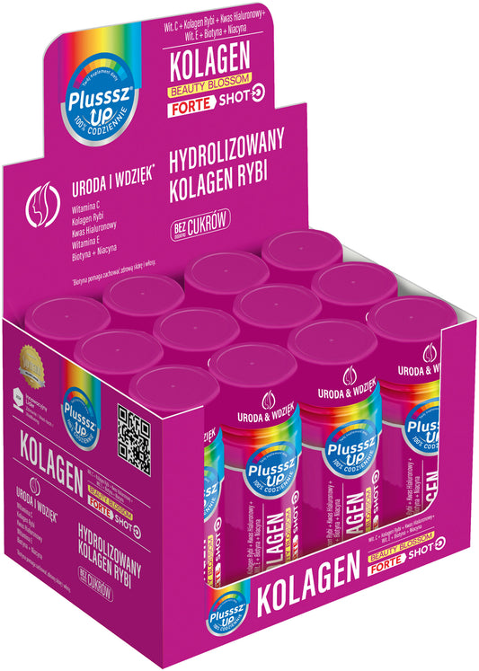 Plusssz Up Kolagen Forte Shot 50ml Zestaw 12 sztuk
