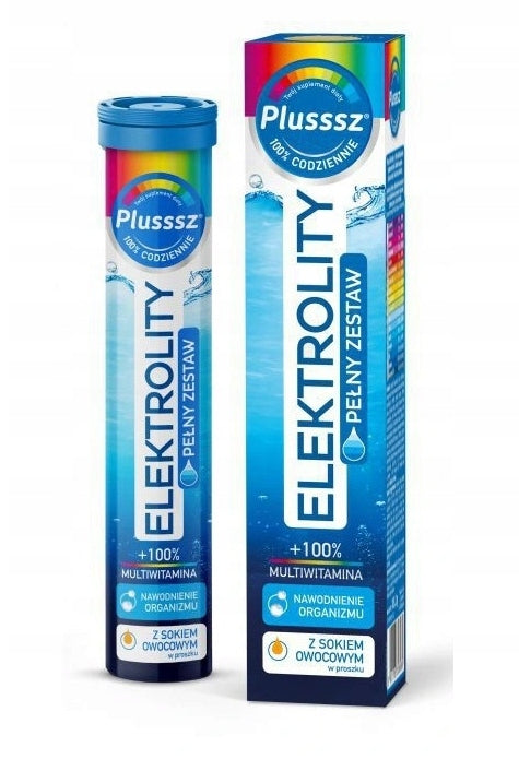 Plusssz Elektrolity + Magnez forte tabl musujące