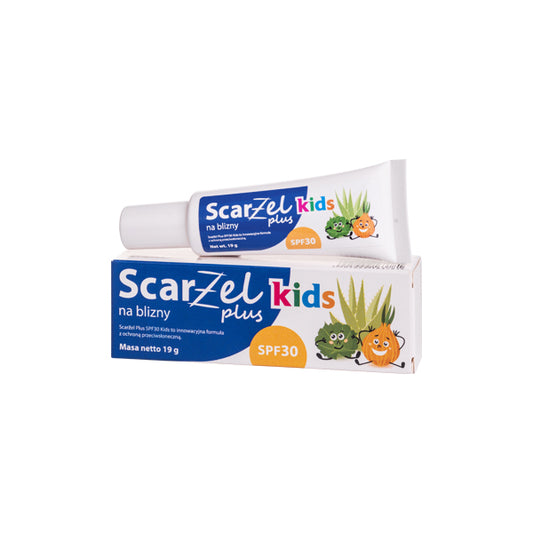 Scarżel Plus Kids SPF30 dla dzieci na blizny
