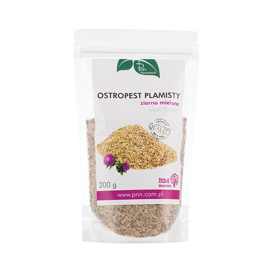Ostropest plamisty (Sylibum marinum) ziarno mielone 200 g